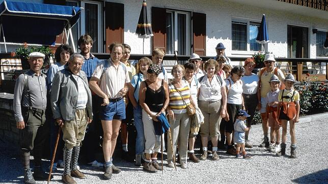 Ausflugsgruppe im Jahr 1988: Ein Ausflugsfoto aus dem Jahr 1988 zeigt den im Dezember verstorbenen Gründungsvorsitzenden Uli Schmidt ...