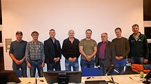 Der Vorstand der Forstbetriebsgemeinschaft Wutachtal (von links): Michael Ebner (Beisitzer), Hubert Korhummel (ausgeschieden), ...