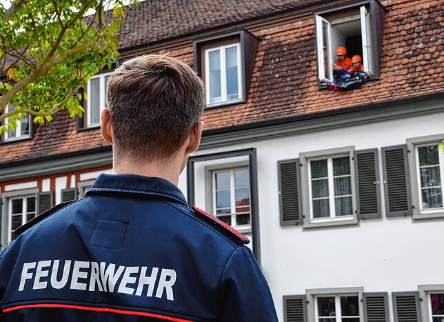 Bild 28: Hier sind die besten Bilder der Jahreshauptübung der Freiwilligen Feuerwehr Markdorf – Teil 2