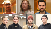 (Von oben links nach unten rechts) Albert Riewe, Gisela Konrad, Daniele Maione und Evelyn Nagel, Pia Lampart, Sebastian Seitz sowie Paul ...