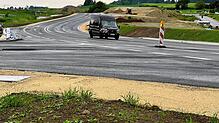 Die Umleitungsstrecke zwischen Tunnel Waldsiedlung und Allensbach-Ost wird im Juni eröffnet. Sie ist schon deutlich zu erkennen.