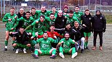 Großer Jubel beim TSV Aach-Linz nach dem Spiel am Sonntag gegen den BC Konstanz-Egg, das die Linzgauer mit 3:1 für sich entscheiden konnten.