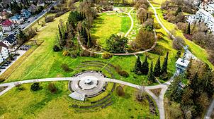 Aus dem Bereich um den Aussichtsturm (unten rechts im Bild) auf dem Villinger Hubenloch wurden am Mittwochabend angebliche Schüsse gemeldet.