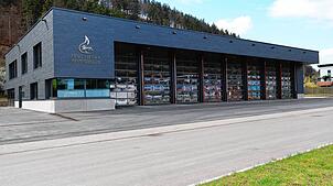 Eine der Einsatzzentralen, wenn es im Gemeindegebiet zu Gefährdungen durch Starkregen kommt: Das neue Feuerwehrhaus der Immendinger ...