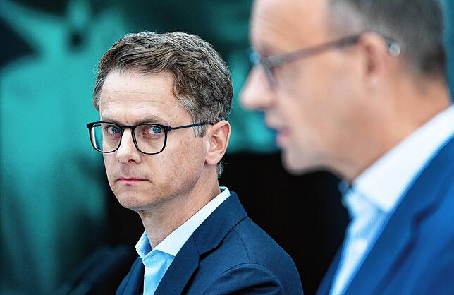 Carsten Linnemann (links) erarbeitete das neue Grundsatzprogramm.