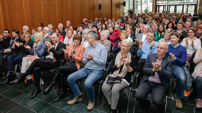 Höhepunkt der "Erzählzeit ohne Grenzen" 2019 war das Sonntagsfrühstück in der Stadthalle. Mit 5200 Besuchern war es das bisher ...