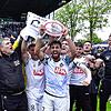 Riesenjubel! Der FC 08 Villingen ist nach dem 3:2-Sieg gegen den 1. CFR Pforzheim Oberliga-Meister und spielt nächste Saison in der ...