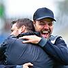 Jubel, Erleichterung und Riesenfreude bei Villingens Chefcoach Mario Klotz nach dem Gewinn des Oberliga-Titels.