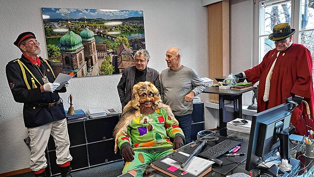 Bild 12: Die besten Bilder vom Empfang der Narren in Bad Säckingen