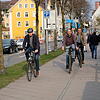 Für die neugestaltete Friedrichstraße fordert der ADFC ausreichend Platz für Radfahrer und Fußgänger. (Archivbild)