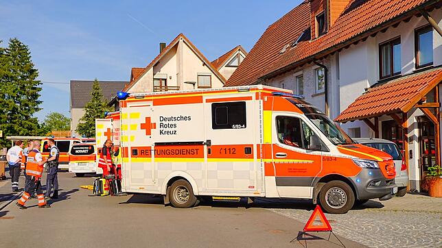 Zwei Fußgänger sind bei dem Vorfall in Notzingen verletzt worden.