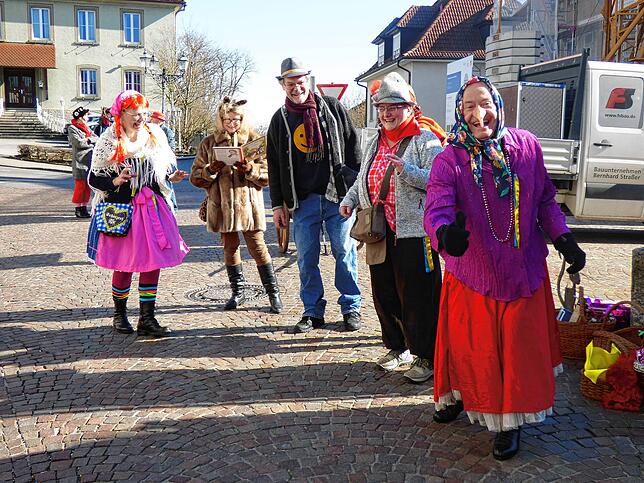 Das Märchen von Hänsel und Gretel in der Marktstraße.