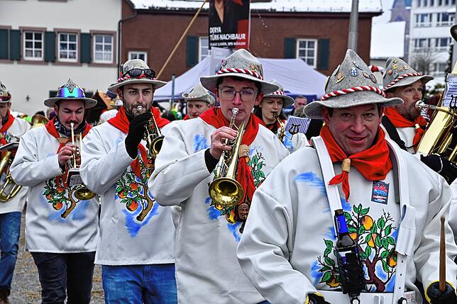 Bild 10: 75 Gruppen beim Fasnachtsumzug in St. Georgen: Wir haben die Bilder