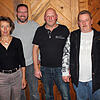 Vorstand der Bogenschützen von links: Doris Mühlfriedel, Clemens Benzing, Achim Krizankowski und Hubert Schwarz. Bild: Reiner Baltzer