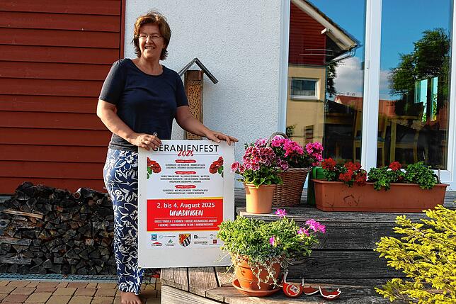 Bild 23: Drei Tage lang feierte Unadingen das Geranienfest