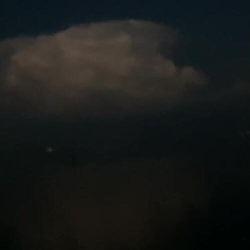 Wolke über Bodensee Blitze Wetterphänomen