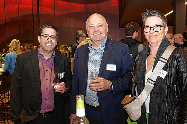 Bild 9: Sie waren beim Unternehmerfrühstück zu Gast: Zum Frühjahrsbeginn treffen sich die Führungskräfte