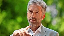 Bild : Boris Palmer beim SÜDKURIER VS-Forum: Auftritt zum Nachschauen
