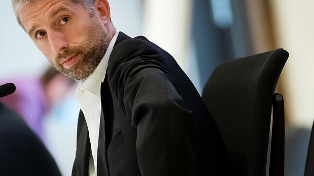 Tübingens Oberbürgermeister Boris Palmer bei einer Gemeinderatssitzung im Rathaus. Zur OB-Wahl will Palmer als unabhängiger Kandidat ...