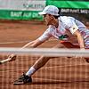 Grandioses Tennis: Die Nummer eins des RC RW Tiengen, Andrin Casanova, zeigte ein begeisterndes und hochklassiges Match, das er gegen ...