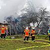 Eine Gartenanlage nahe der Schanzstube ist am Freitag in Brand geraten.