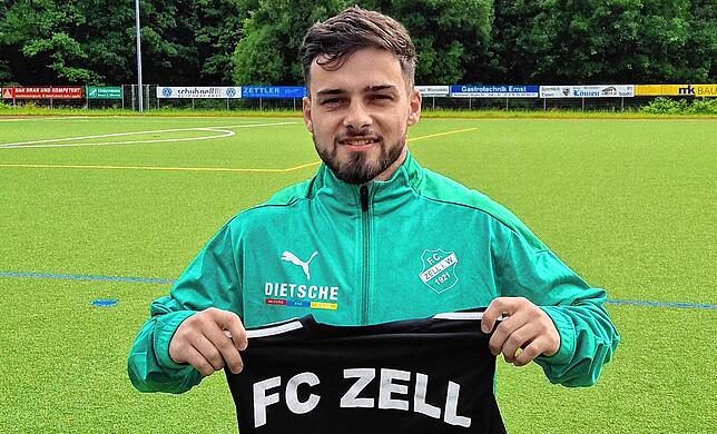 Aller guten Dinge sind drei: Stürmer Sergio Cammarano (29) spielt wieder für seinen Heimatverein FC Zell.