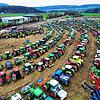 Zahlreiche Landwirte kamen bei der Protestwoche im gesamten Kreis Waldshut zusammen. Dieses Bild entstand am Montag, 8. Januar 2024, bei ...
