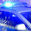Ein Polizeiauto im Einsatz (Symbolbild).