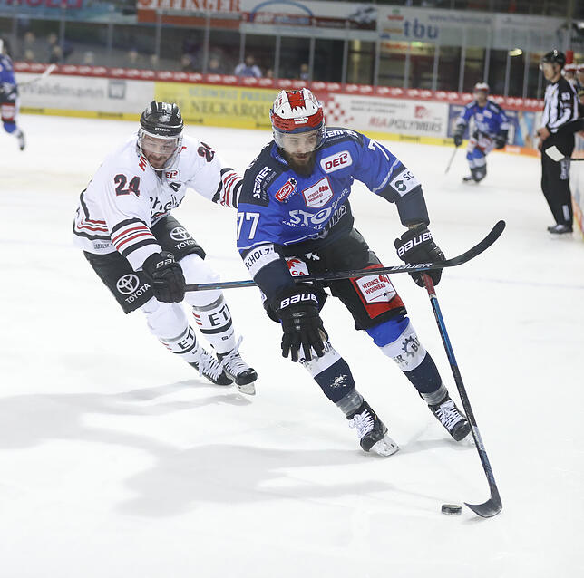 Daniel Pfaffengut hatte in Minute 6 bei eigener Unterzahl eine tolle Chance.
