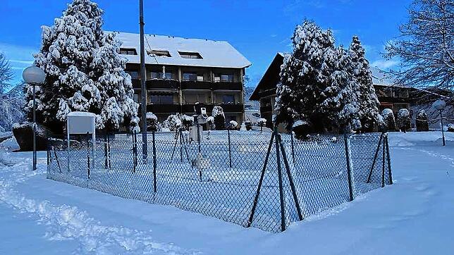 Dass bei der Bad Säckinger Wetterstation Schnee liegt, ist selten.