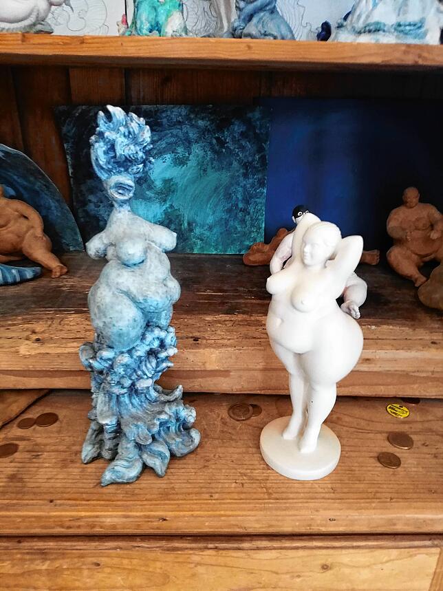 Bild 2: Wie entsteht eine Skulptur? Bildhauerin Miriam Lenk zeigt es uns!