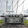 Dieser 220-Kilovolt-Transformator im Umspannwerk Beuren wird ersetzt. Deshalb steht Anfang August ein Schwertransport durch den Hegau ...