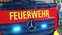 Symbolbild: Ein Einsatzfahrzeug der Konstanzer Feuerwehr.
