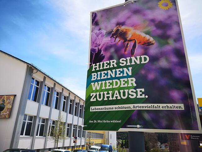 Bienenfreunde: Die Grünen setzen auf ihre Kernkompetenz, den Umweltschutz.