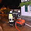 Die Feuerwehr in Dettingen: Sie musste insbesondere in dem Konstanzer Vorort Keller leer pumpen.