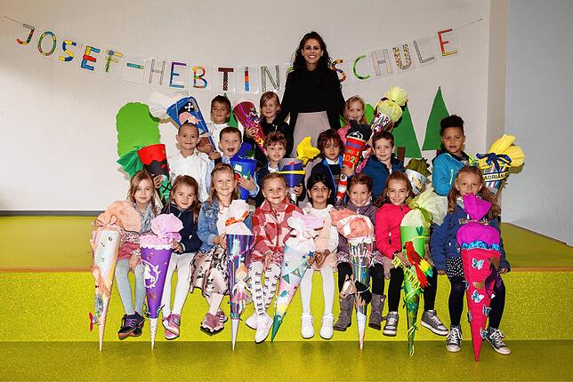 Die Klasse 1a der Josef-Hebting-Schule Vöhrenbach mit Klassenlehrerin Nicole Esposito.