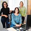Joana Carreira (von links) ist seit Juni 2020 Rechnungsamtsleiterin, Agnes Kaiser hat vor wenigen Wochen als Hauptamtsleiterin ...