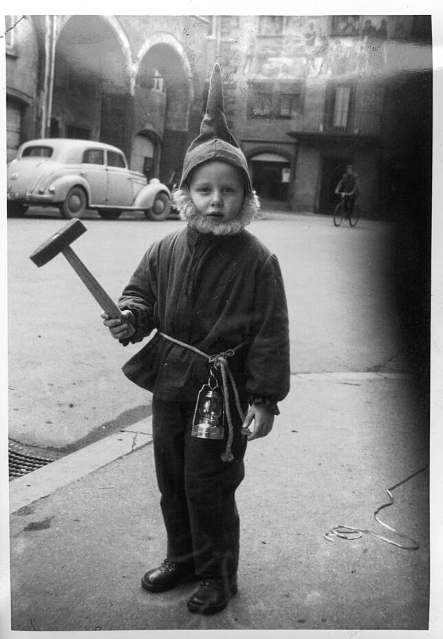 1961 verkleidete sich Klaus Danner in seiner Heimatstadt Konstanz als Zwerg.