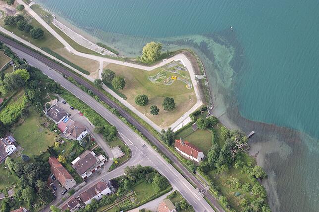 Bild 14: So schön ist Ihre Heimat von oben – Das Gelände der Landesgartenschau aus der Luft