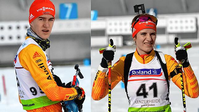 Stark beim Deutschlandpokal: Der Fabian Kaskel (linkes Bild) vom SC Todtnau holte sich Silber in der Altersklasse 17. Die ein Jahr ...