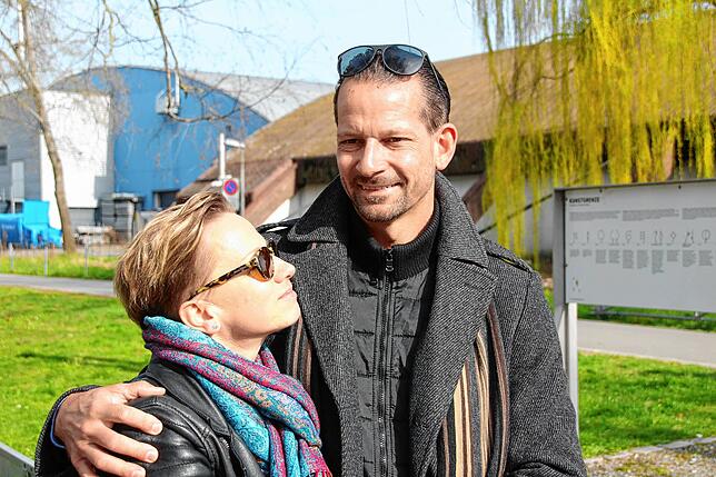 Kati Sallai-Balog aus Litzelstetten und ihr Freund Adrian Lottenbach aus Rorschacherberg.