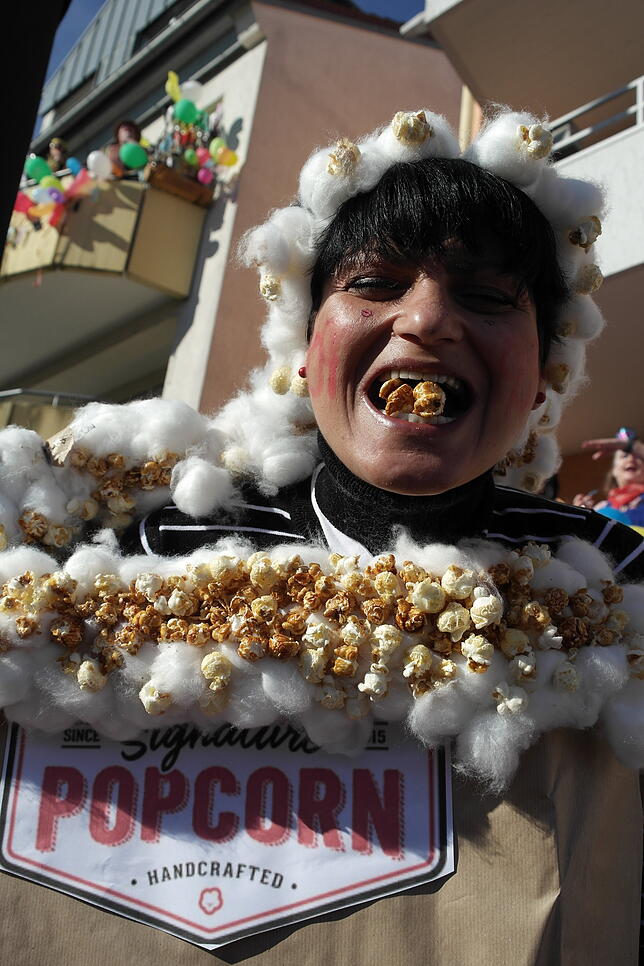 Bild 9: Gesichter der Fasnet: So kreativ zeigen sich die Besucher am Häfler Samstag