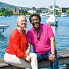 In der Schweiz fühlen sie sich zuhause: Luzandra und Roberto Blanco am Zürichsee.