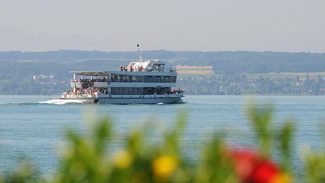 Blick auf das traumhafte Panorama in Friedrichshafen.