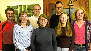 Neu- und Wiedergewählte (von links): Michael Dorer, Ulrike Löhle, Ferdinand Kreuz, Kathrin Kern, Florian Klausmann, Kerstin Fleig und ...
