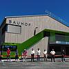 Der neue Bauhof ist offiziell eingeweiht (von links): Ortsbaumeister Ulrich Kohler, Kämmerer Matthias Herrmann, Hubert Langenstein ...