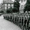 Hitlerjungen aus dem Landkreis bei einem Aufmarsch in Säckingen 1944. Ex-Amtsgerichtspräsident Thomas Kummle berichtet beim ...