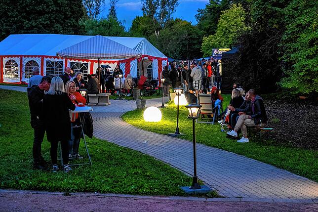 Bild 9: Radspitz heizt Besuchern beim Kulturfest kräftig ein