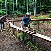 Weiter geht es mit den Kugelbahnen der Holzverarbeitung. Bilder: Tina Prause