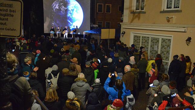 Musik und Unterhaltung gehören zu den festen Bestandteilen der Markdorfer Klimademonstrationen.
